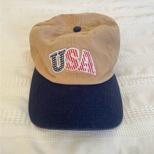USA Tan and Navy Cap